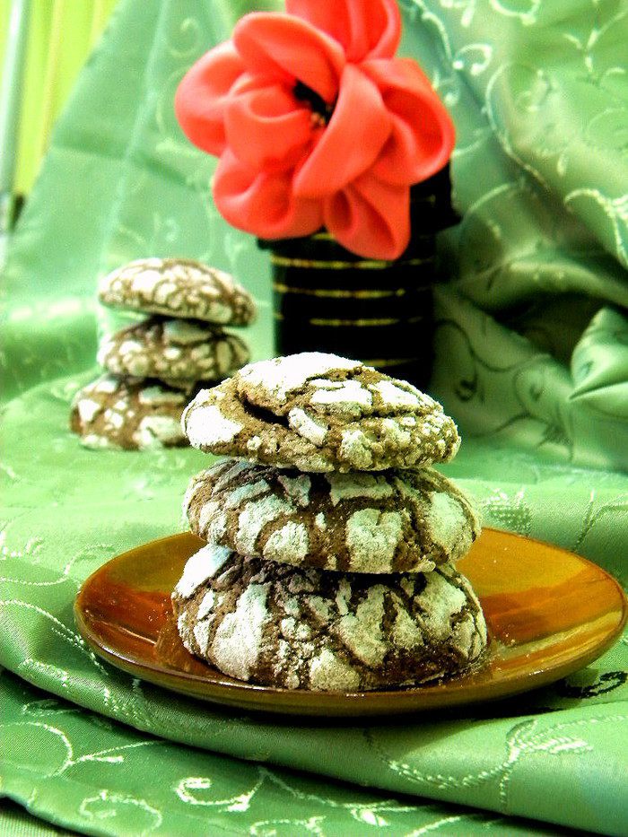 Печенье &amp;quot;Шоколадные трещинки&amp;quot;