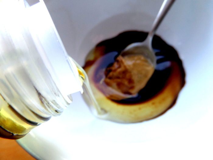 Постный салат из чечевицы