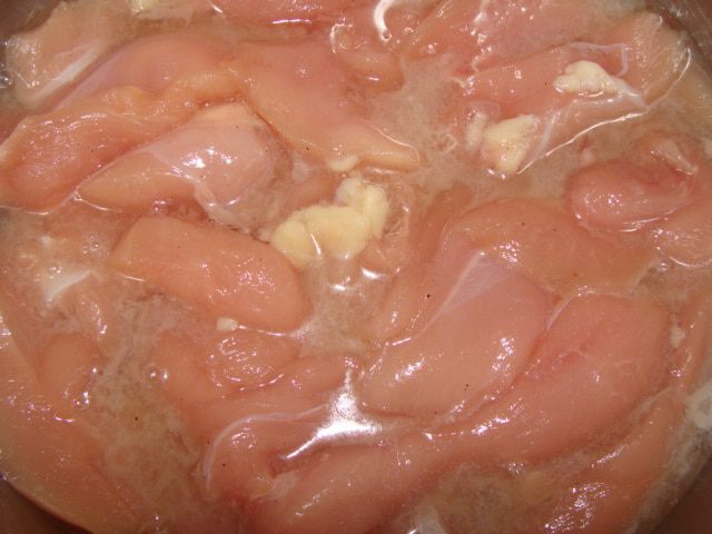 Филе курицы по-французски