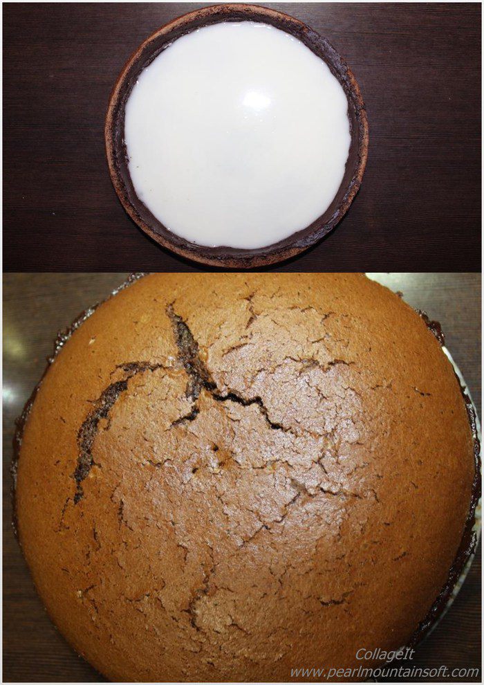 Шоколадно-мятный торт