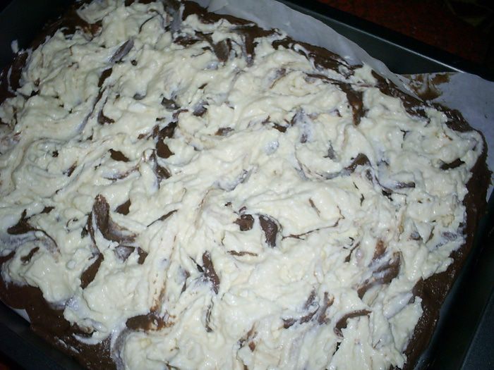 Шоколадный пирог с творогом &amp;quot;Мраморный&amp;quot;