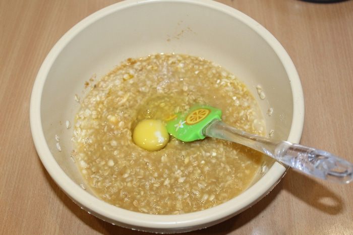Пирог с овсяными хлопьями и шоколадом