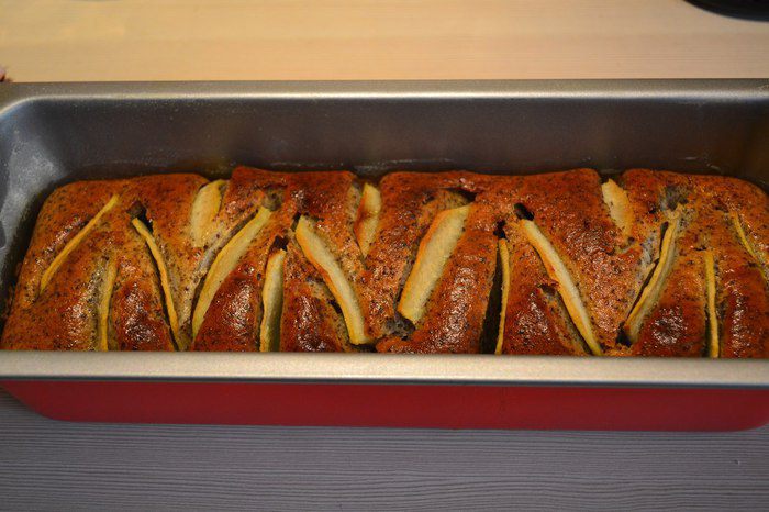 Грушевый пирог с маком (постный)