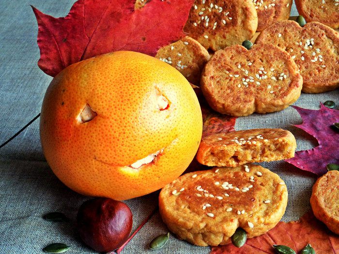Печенье &amp;quot;Сырные тыквочки&amp;quot;