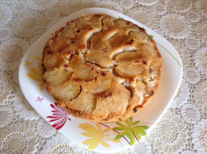 Быстрый яблочный кекс