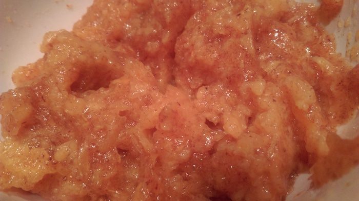 Осенний пирог с хурмой 