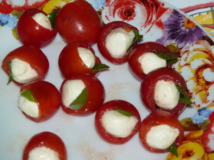 Капрезе. Вариант подачи