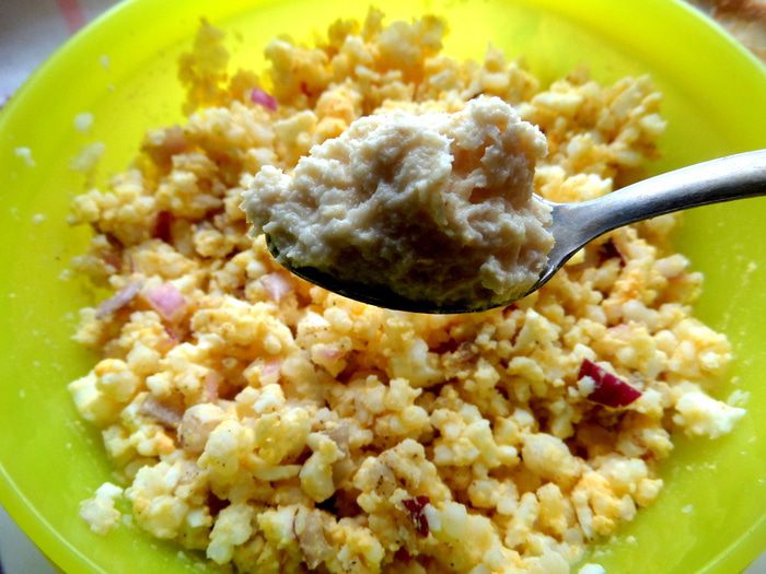 Блинные роллы с рыбкой