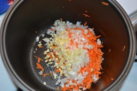 Ризотто с курицей и грибами в мультиварке