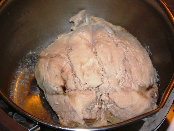 Салат из курицы с красным сладким перцем и морковью