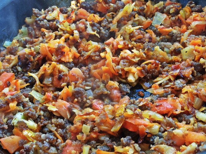 Гречка с мясом и корнеплодами