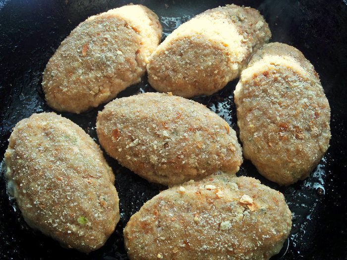 Котлеты с нежной начинкой
