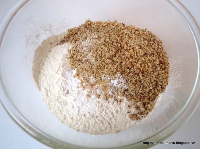 Кекс кофейно-ореховый