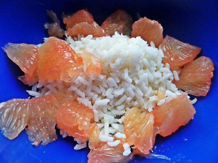 Фруктовый салат с арахисовым вкусом