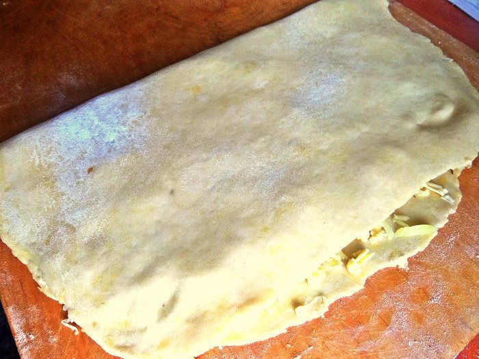Картофельные слоечки-цветочки