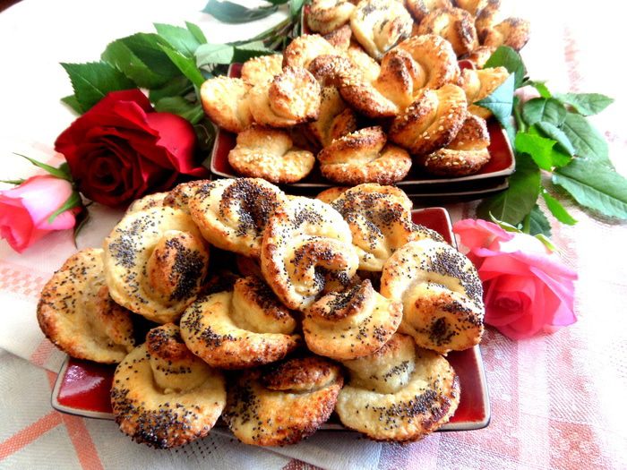 Печенье &amp;quot;Творожные розы&amp;quot;