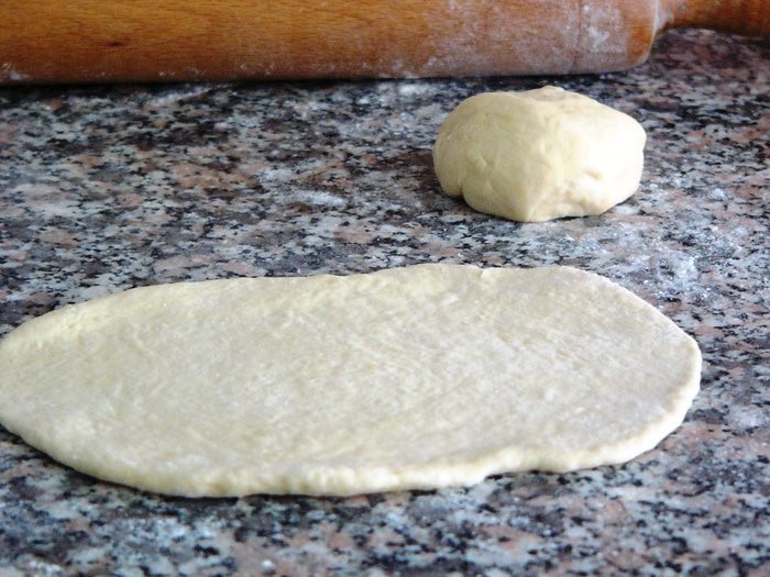 Турецкий симит с маслинами