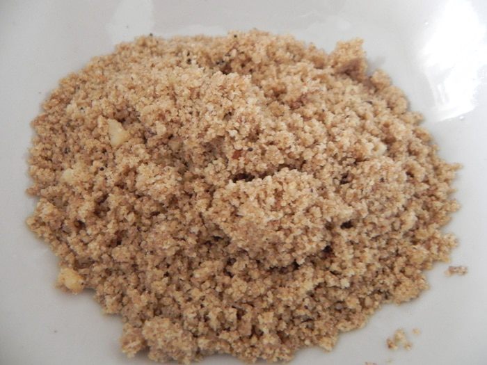 Тыквенно-банановая запеканка под ореховой крошкой