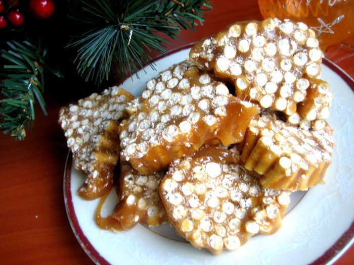 Тирамису на твороге с карамельной прослойкой