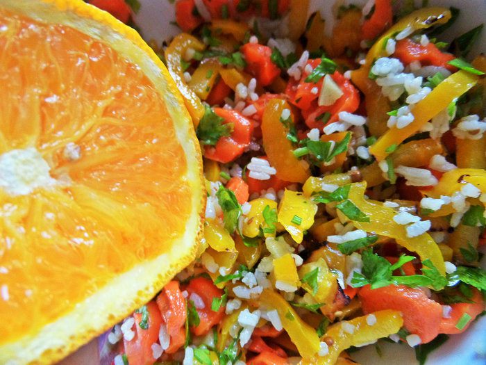 Морковный салат с курицей