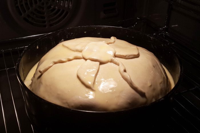 Курник — блинный пирог по-старорусски