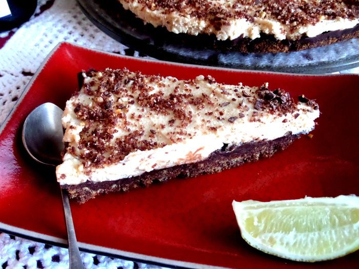 Чизкейк с шоколадом и домашним маскарпоне