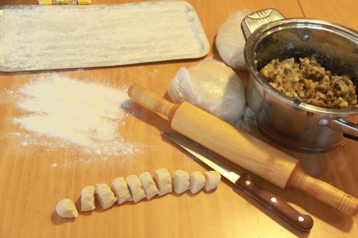 Вареники с картофелем и грибами