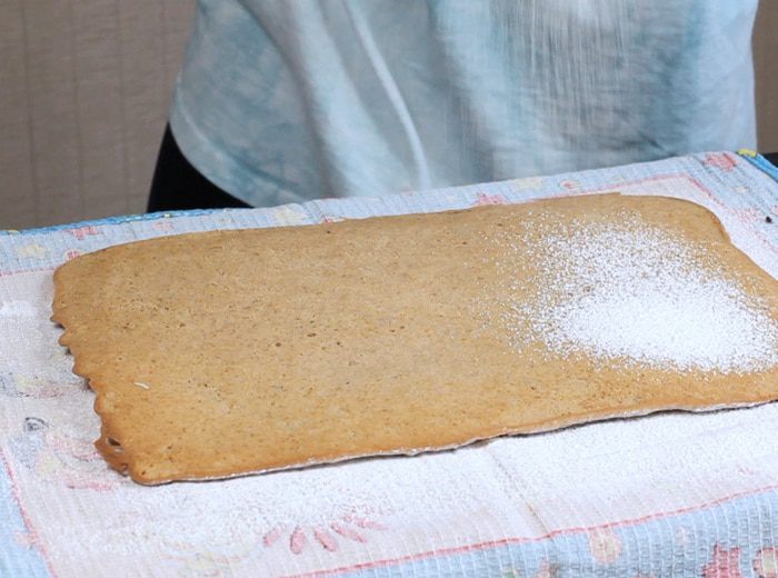 Рождественское полено со вкусом пряника