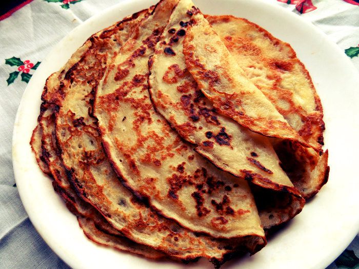 Блинчики с курицей и маскарпоне