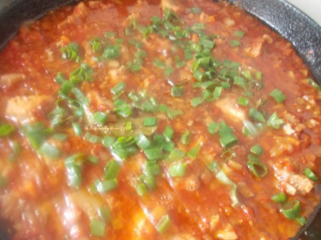 Паста с мясом и овощами