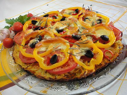 Картофельная пицца &amp;quot;Лето&amp;quot;