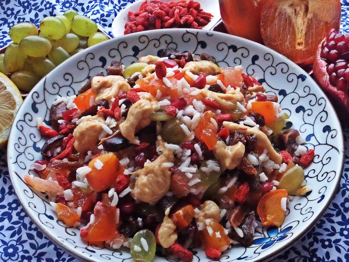 Фруктовый салат с арахисовым вкусом