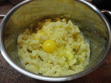 Картофельный пирог с тремя начинками