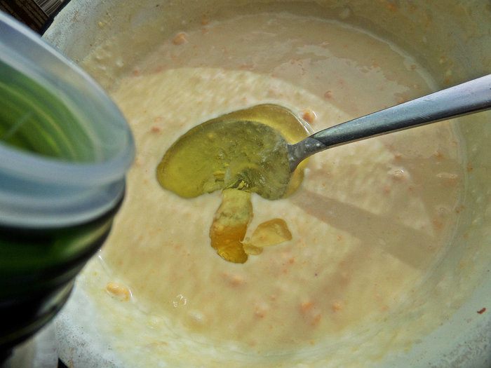 Закрытый пирог с рисом и курицей