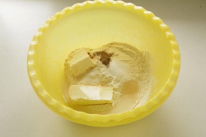  Пирог с печенью и вяленой клюквой