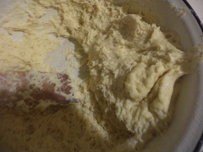 Булочки-косички с яблоками