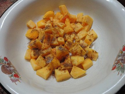 Тыквенная лодочка с мясом