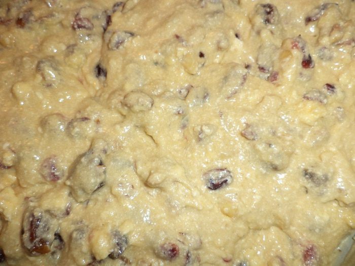 Фруктово-ореховый кекс