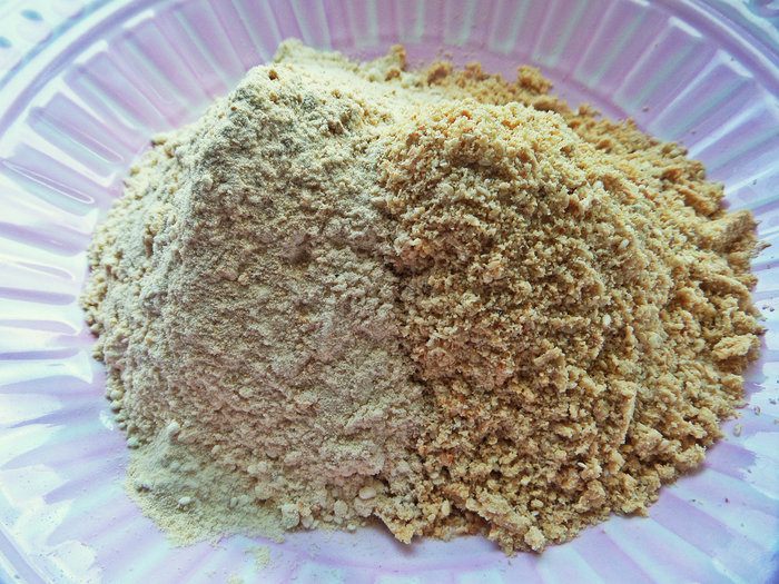 Кунжутное печенье на жареной муке