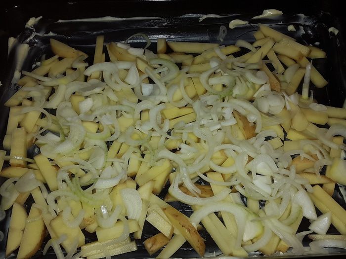 Овощи, запеченные с лабне