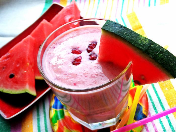 Бананово-арбузный смузи