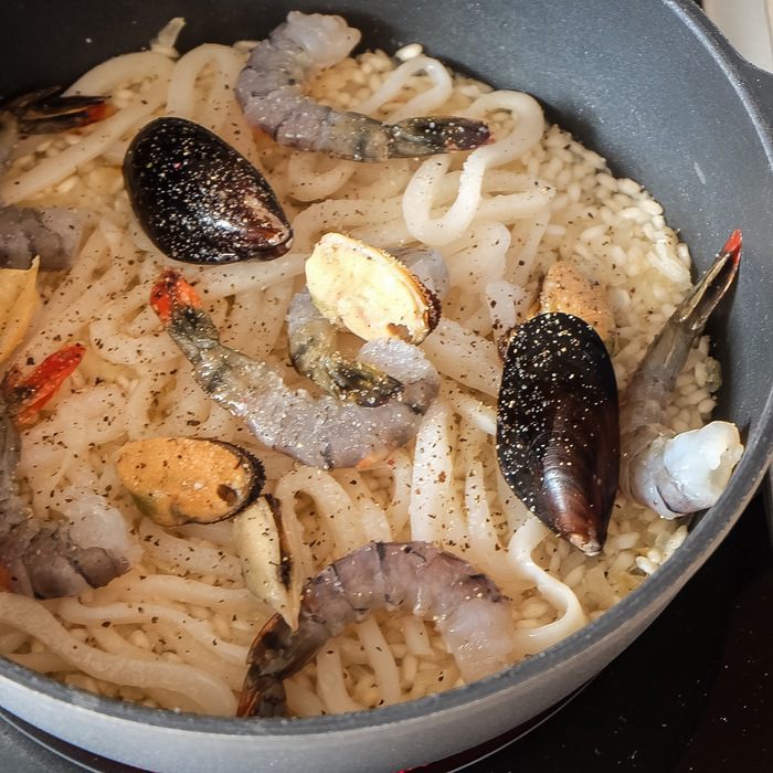 Ризоттo Porto Venere с морепродуктами