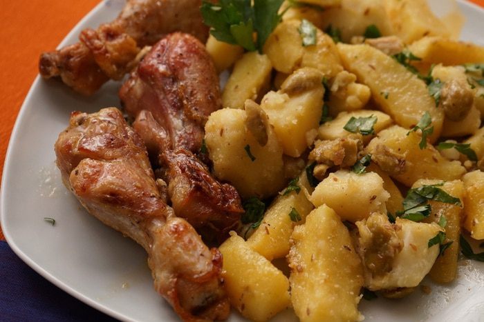 Жареный картофель по-мароккански