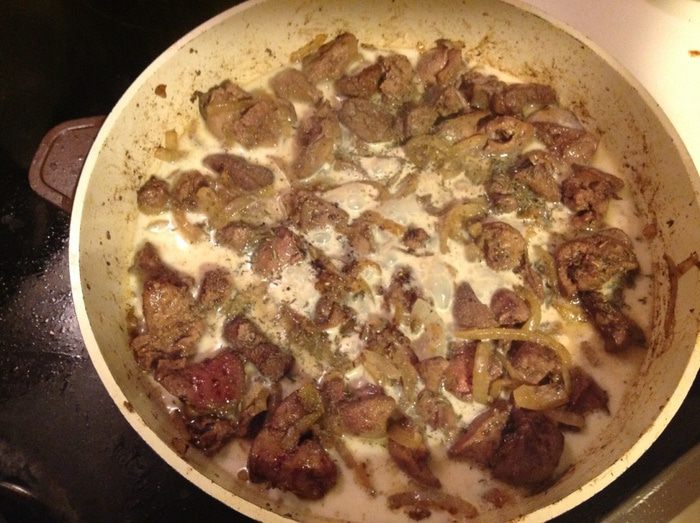 Печеночный паштет с клюквенно-мятным желе