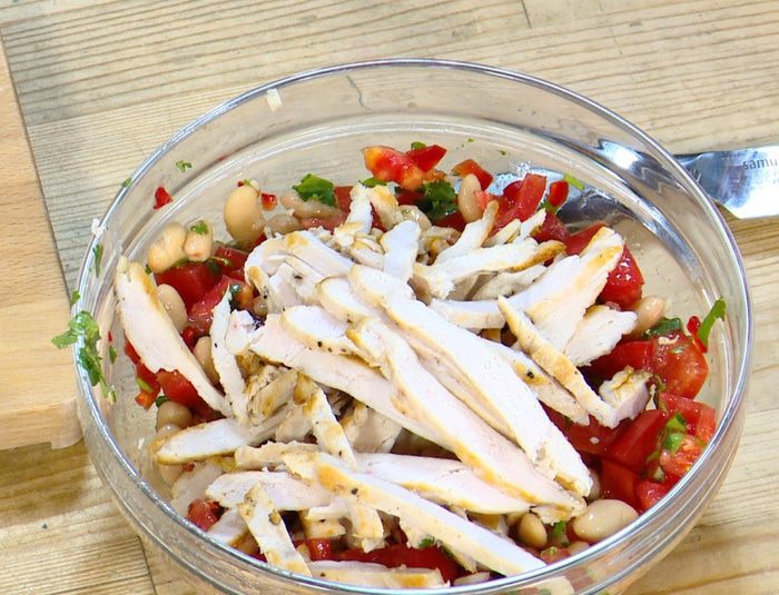 Кесадилья с курицей и сыром 