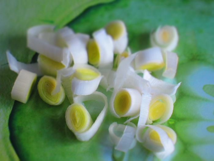 Ризотто с лососем и  зеленым горошком 