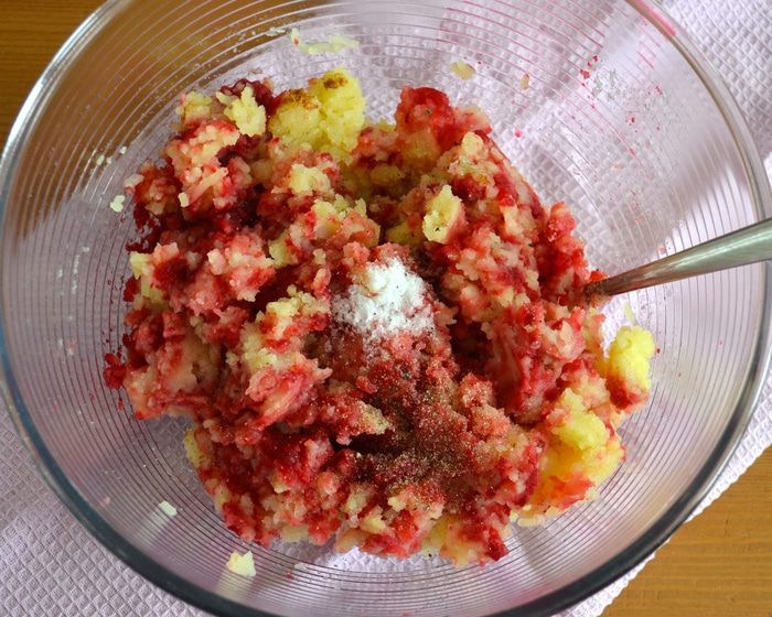 Итальянские ньокки со свеклой