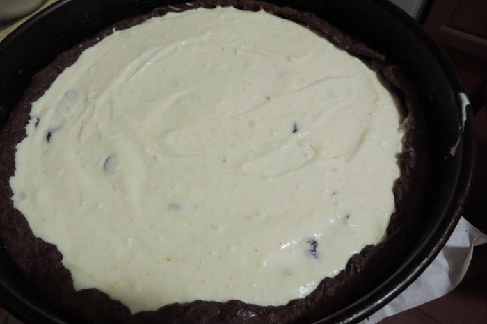 Чизкейк с &amp;quot;пьяной&amp;quot; клюквой