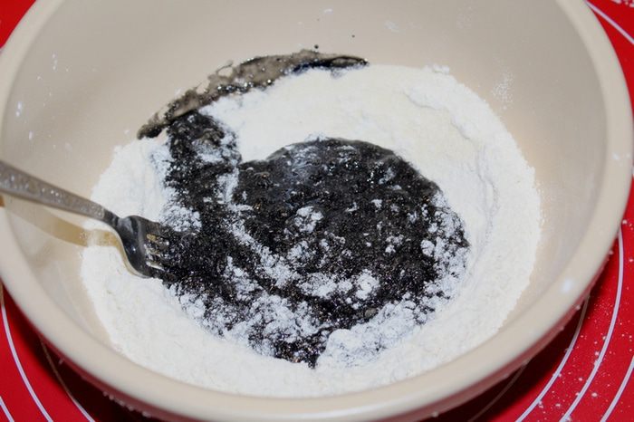 Паста с чернилами каракатицы