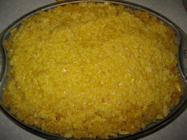 Запеканка из тыквы с мясным фаршем
